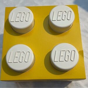 LEGO White Storage Brick NEW